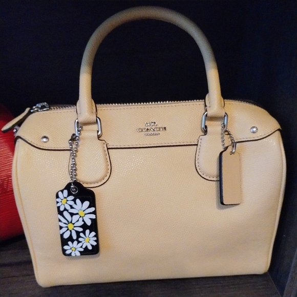 Coach Handbags - Coach Satchel/Crossbody With Custom Painted Hangtag NWT